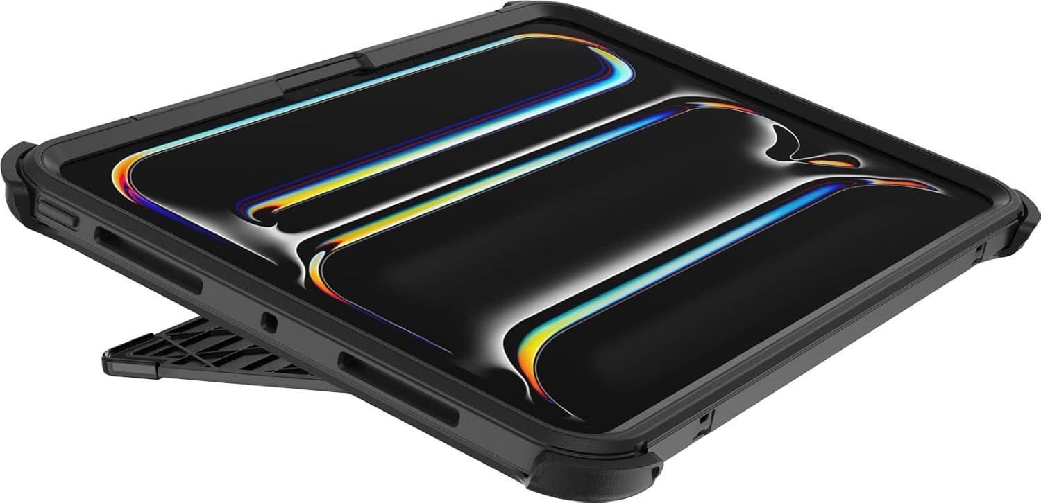 imageOtterBox Defender Series Case for iPad Pro 11inch M4 2024 BlackClearBlack Rugged Durable MultiLayer Protection Single Unit Ships in polybag Ideal for Business customersBlack
