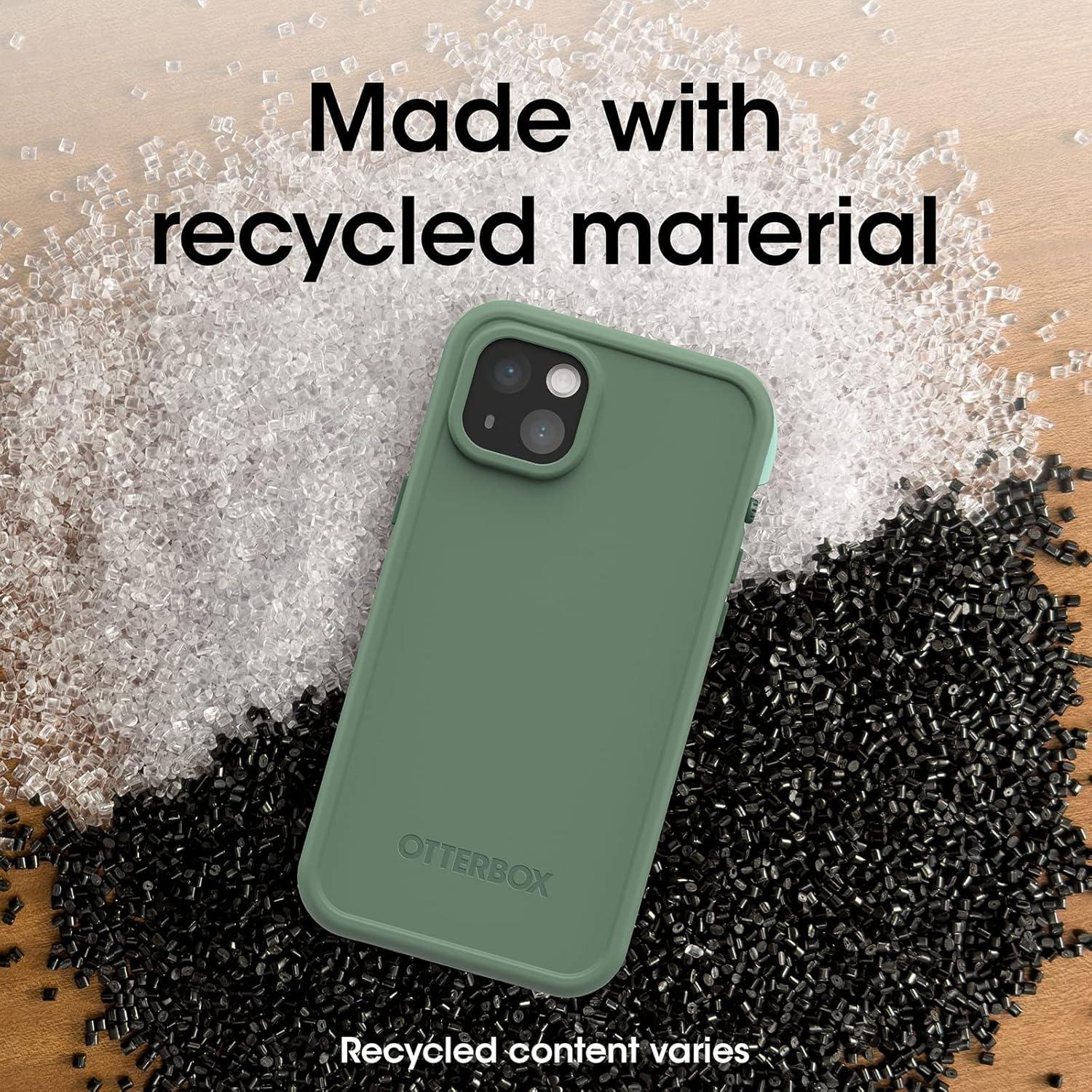 imageOtterBox FR Series Waterproof Case with MagSafe Designed by LifeProof for iPhone 14 BlackGreen