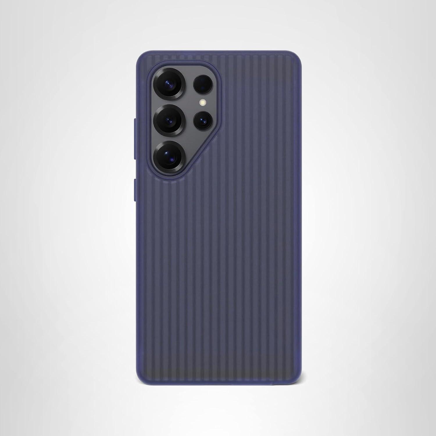 imageOtterBox Samsung Galaxy S25 Symmetry Series Soft Touch Case Denver Dusk PurpleCraft Blue