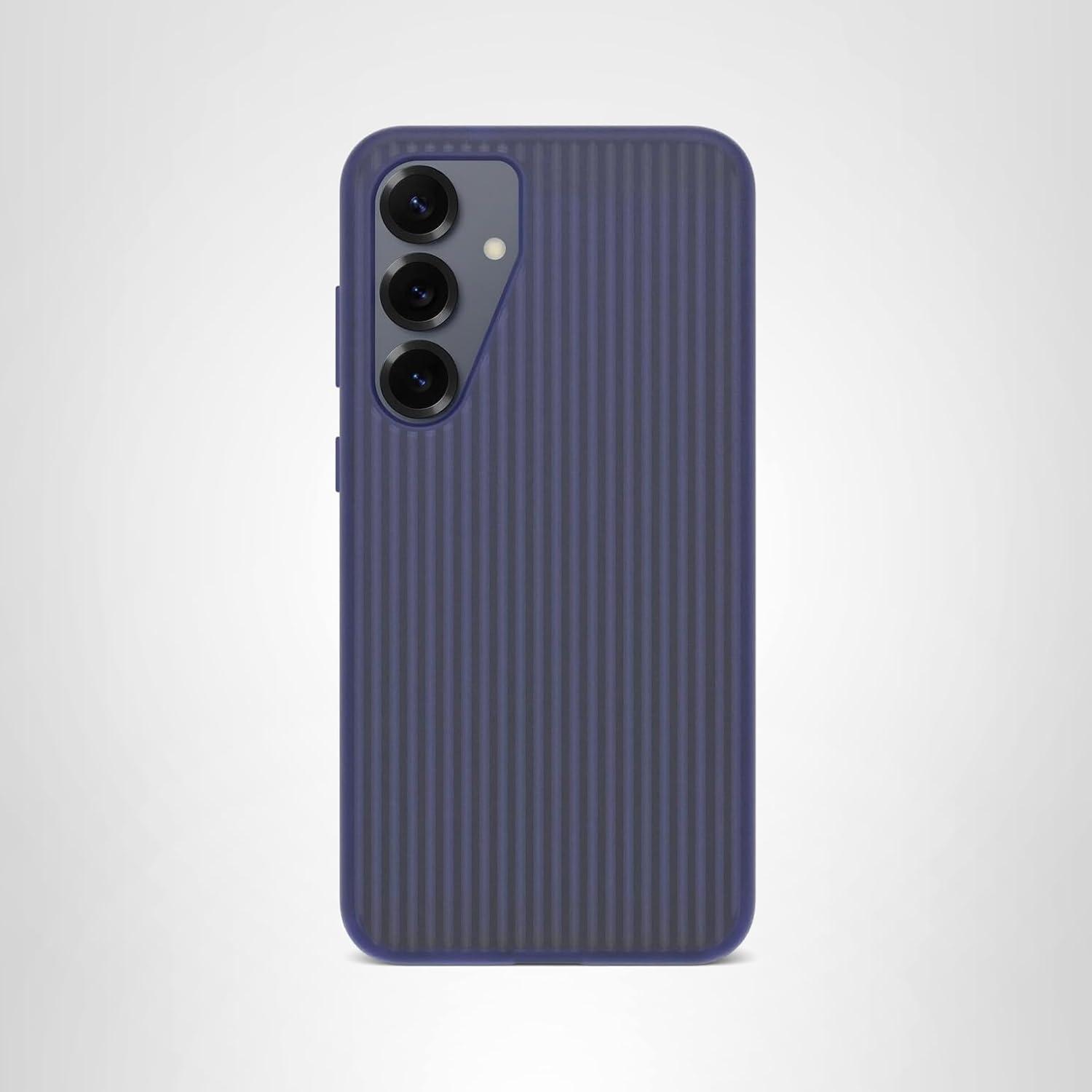 imageOtterBox Samsung Galaxy S25 Symmetry Series Soft Touch Case Denver Dusk PurpleCraft Blue