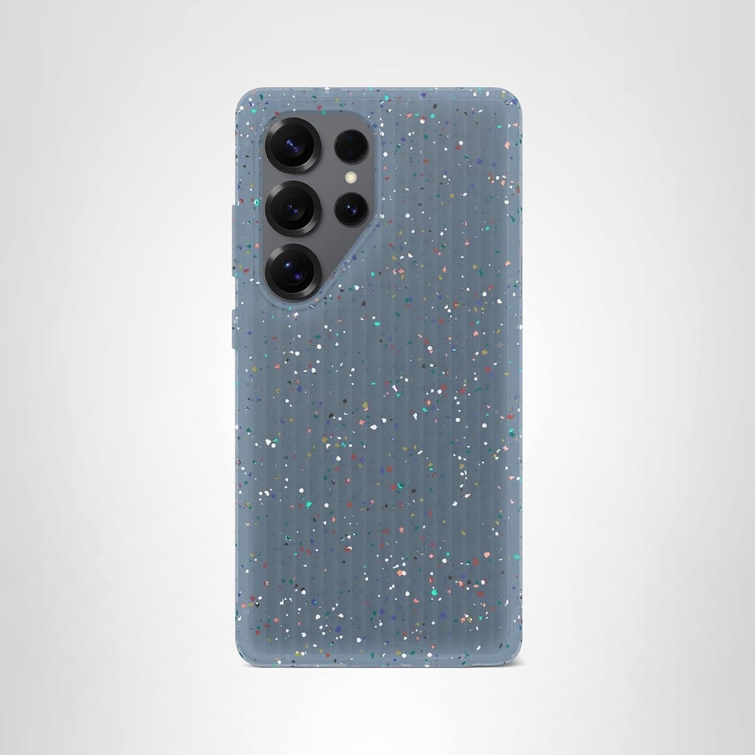 imageOtterBox Samsung Galaxy S25 Symmetry Series Soft Touch Case Denver Dusk PurpleIcy Mist Blue