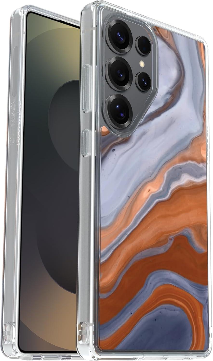 imageOtterBox Samsung Galaxy S25 Ultra Symmetry Series Clear Magnet Case WildflowerHigh Desert Agate