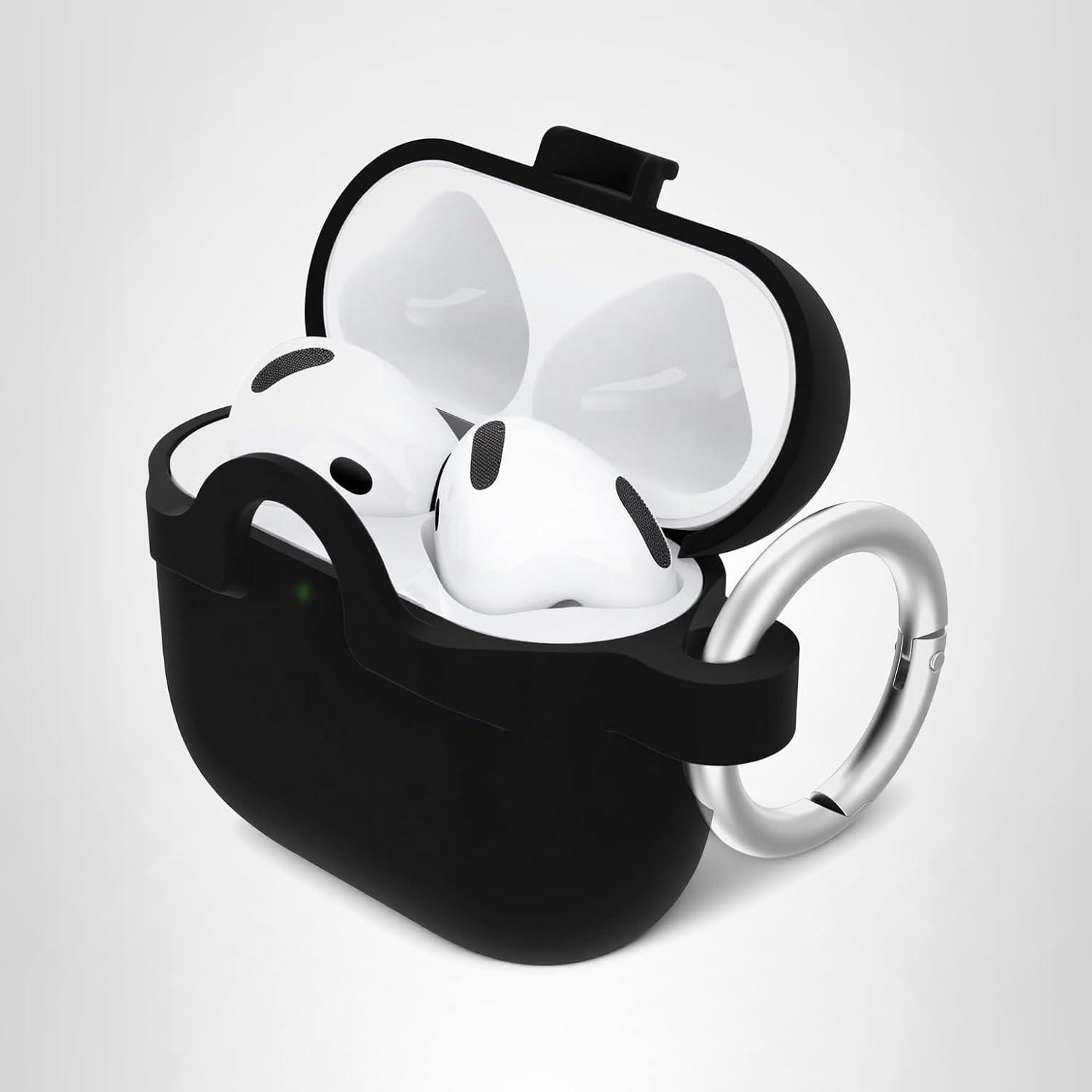 imageOtterBox Soft Touch Case for AirPods 4th Gen Brick RedBlack Crystal