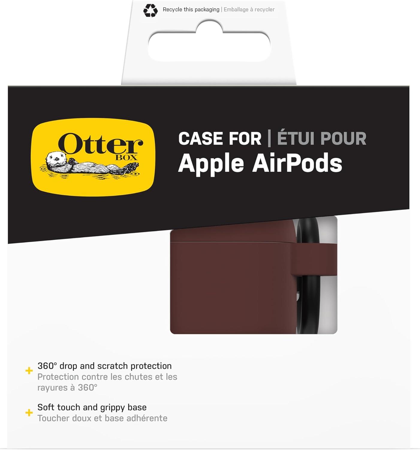 imageOtterBox Soft Touch Case for Apple AirPods 3rd Gen Black Taffy BlackWell Red