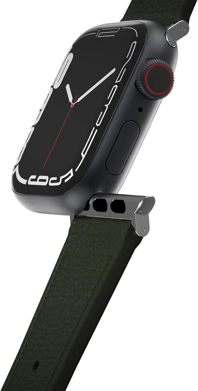 imageOtterBox Symmetry Cactus Leather Watch Band for Apple Watch Series 789 404142mm PLUM LUX PurpleCactus Grove Green