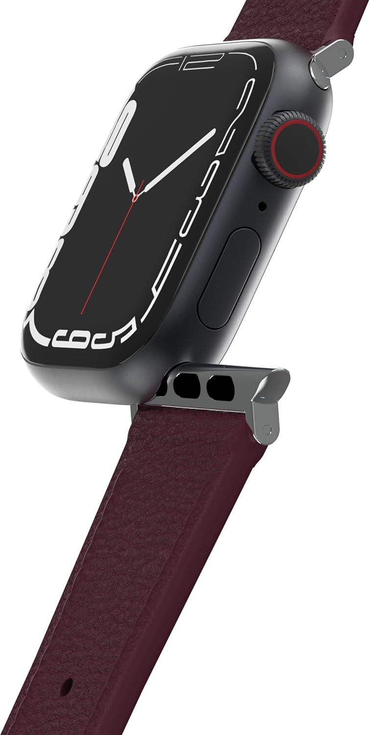 imageOtterBox Symmetry Cactus Leather Watch Band for Apple Watch Series 789 404142mm PLUM LUX PurpleFoxberry Pink