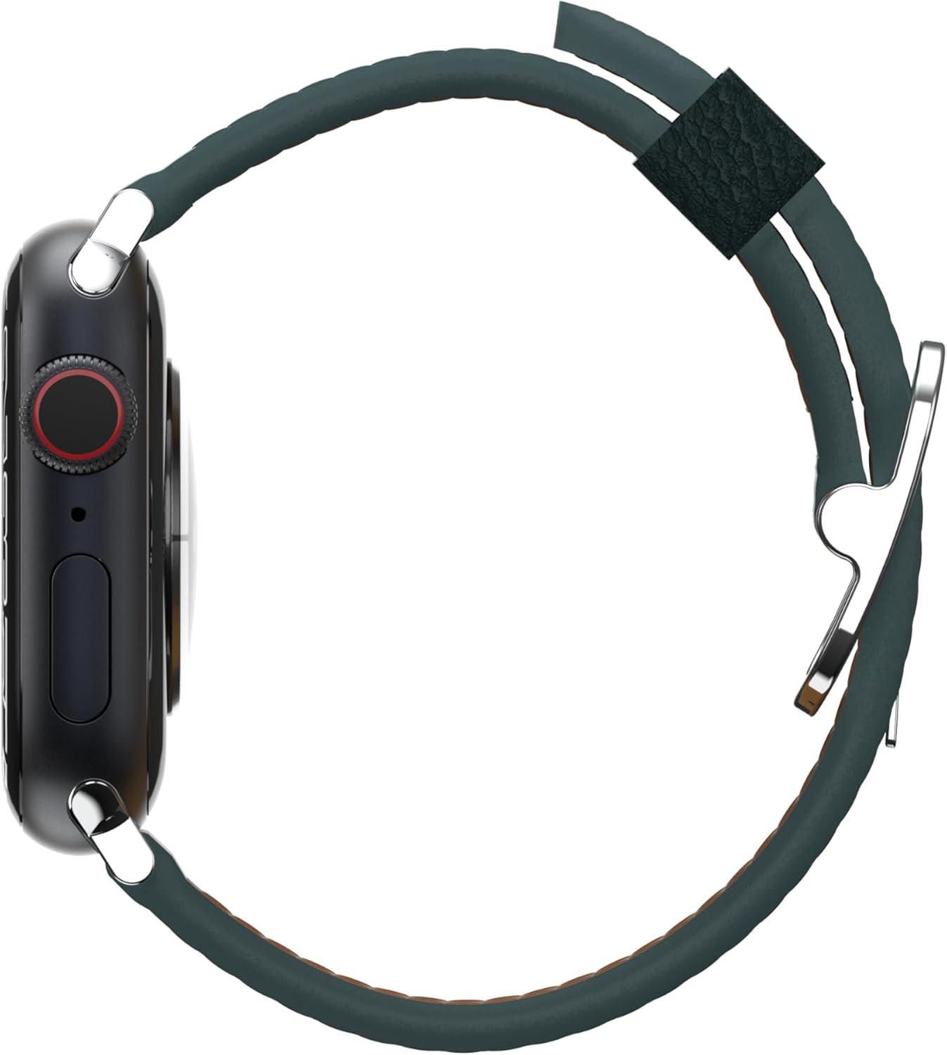 imageOtterBox Symmetry Cactus Leather Watch Band for Apple Watch Series 789 404142mm PLUM LUX PurpleSagebrush Green