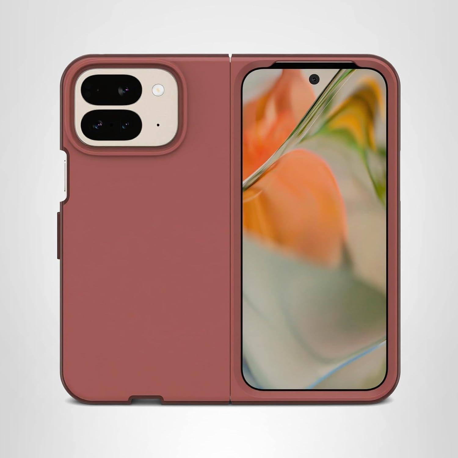 imageOtterBox Thin Flex Series Case for Google Pixel 9 Fold RED ClayRed Clay