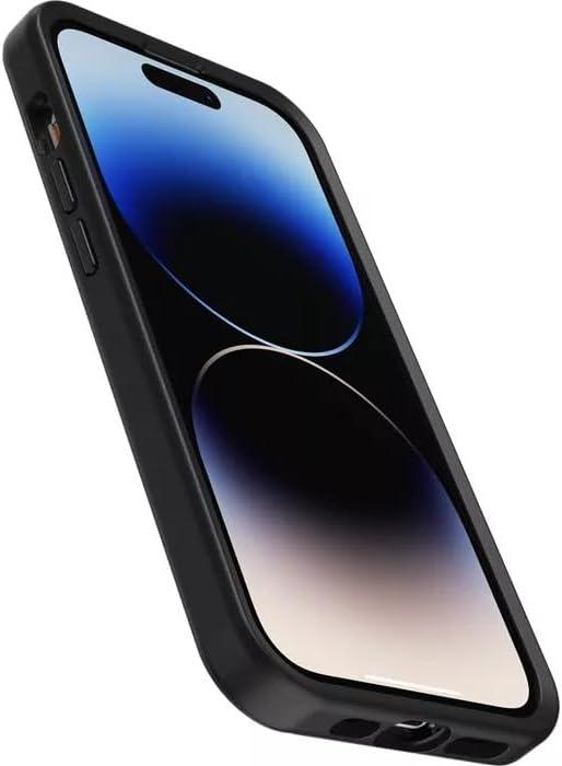 imageOtterBox iPhone 14 Pro Max Only Symmetry Series Case Black UltraSleek Snaps to MagSafe Raised Edges Protect Camera ampamp Screen