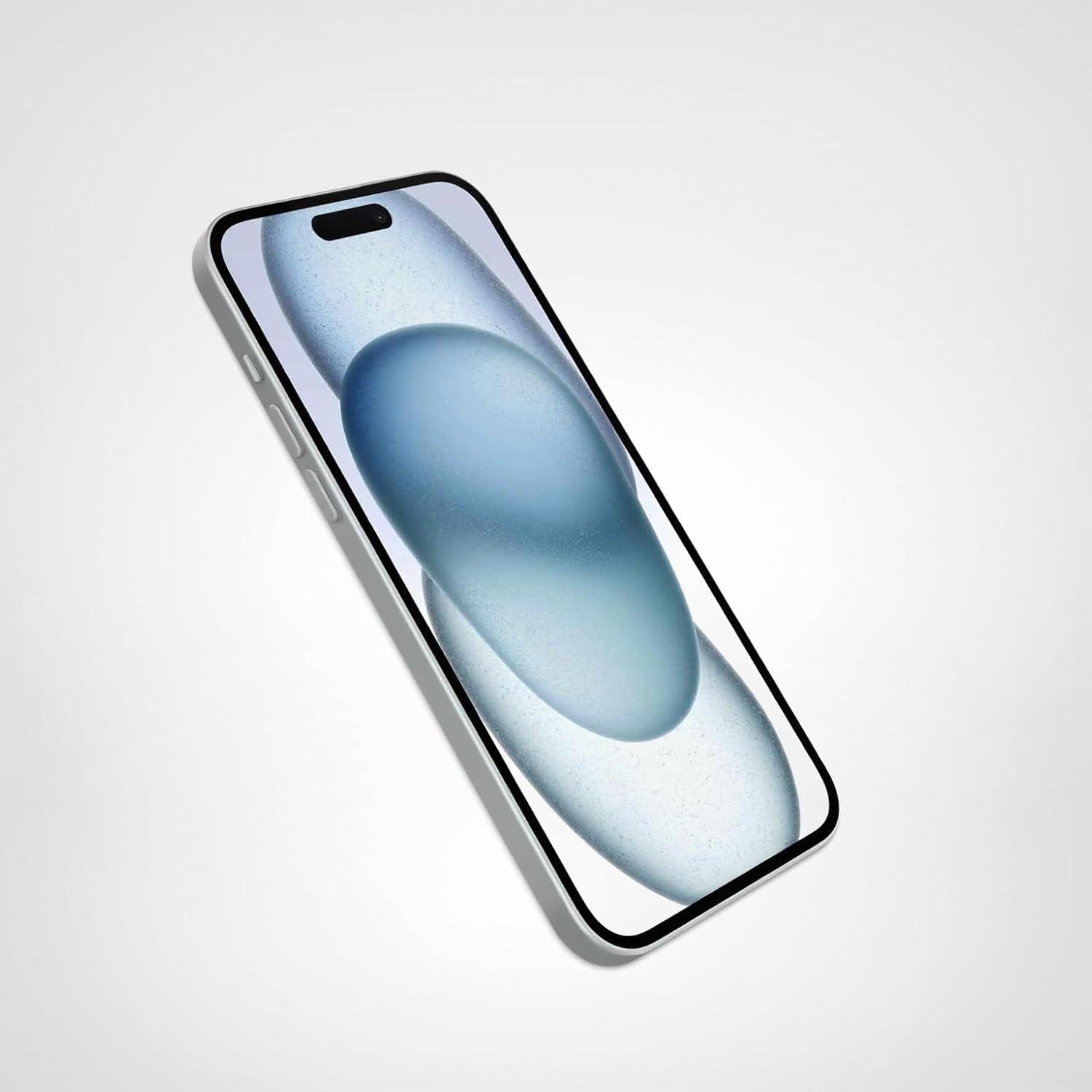 imageOtterBox iPhone 15 Premium Pro Screen Protector Filters Blue Light Precision Fit Easy InstallationOtterBox Glass