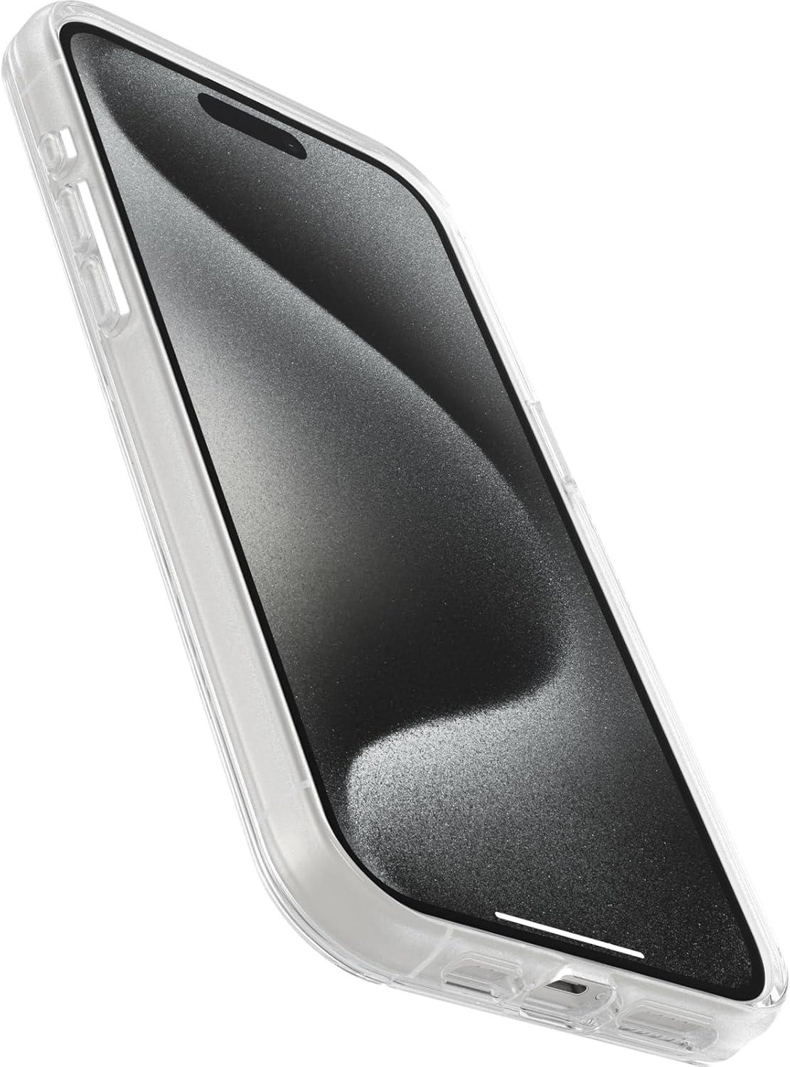 imageOtterBox iPhone 15 Pro MAX Only Symmetry Series Clear Case Clear Snaps to MagSafe UltraSleek Raised Edges Protect Camera ampamp Screen