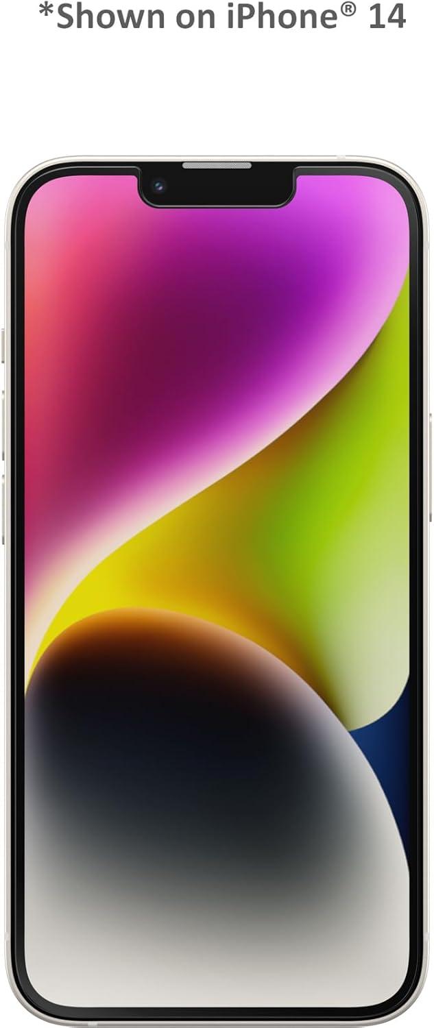 imageOtterBox iPhone 15 Pro Only Premium Glass Scratch Protection Flawless Touch Response Fingerprint Resistant Easy Installation