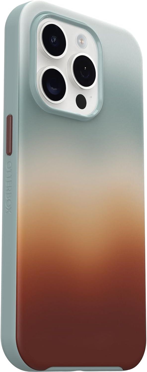 imageOtterBox iPhone 15 Pro Only Symmetry Series Case Arizona Sunrise Blue Snaps to MagSafe UltraSleek Raised Edges Protect Camera ampamp Screen
