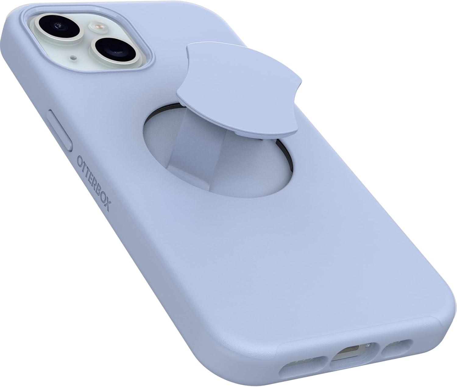 imageOtterBox iPhone 15 iPhone 14 and iPhone 13 OtterGrip Symmetry Series Case You DO Blue Builtin Grip Sleek Case Snaps to MagSafe Raised Edges Protect Camera ampamp Screen