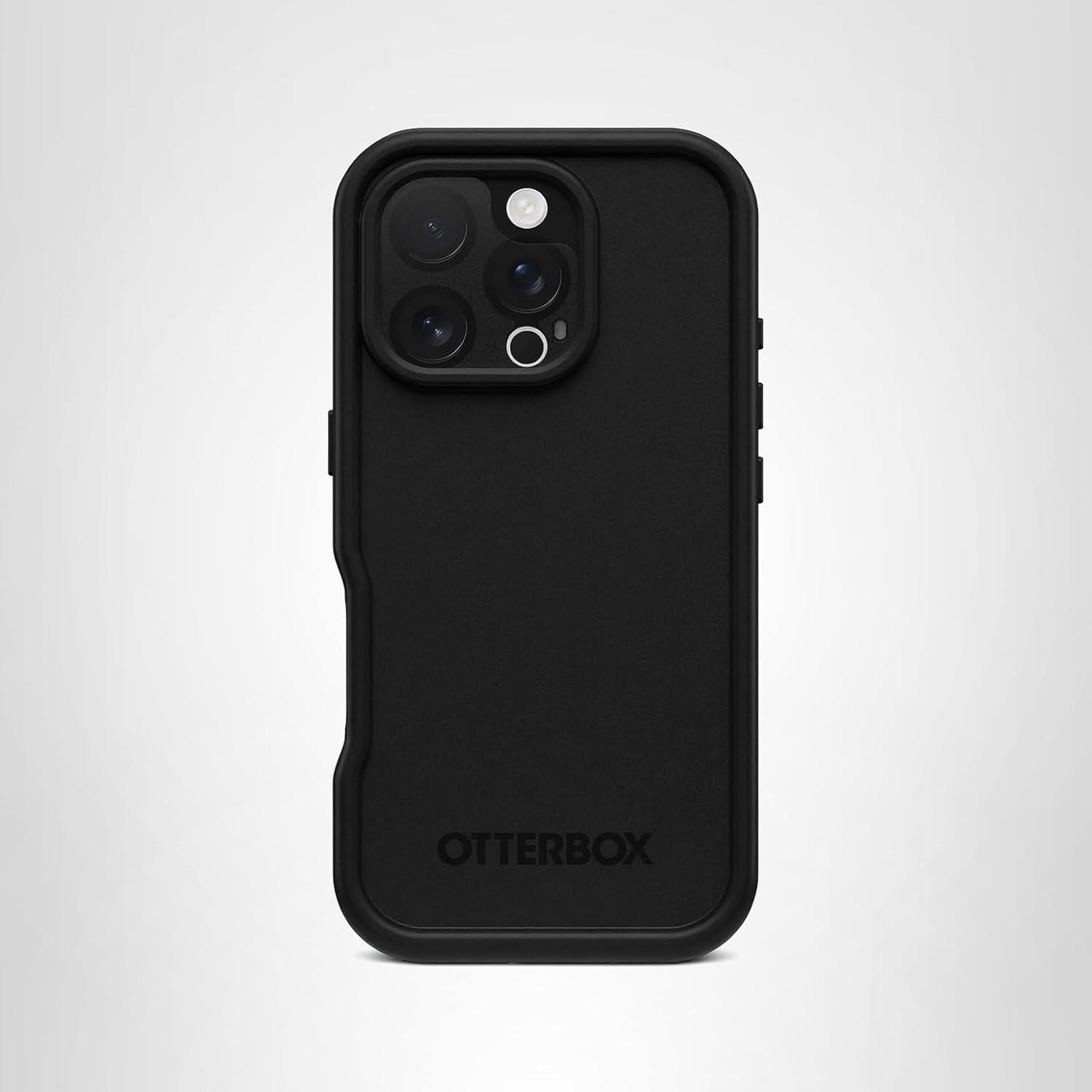 imageOtterBox iPhone 16 FR Series Waterproof Case with MagSafe Designed by LifeProof Sagebrush Green Waterproof 60 Recycled Plastic Sleek and StylishBlack