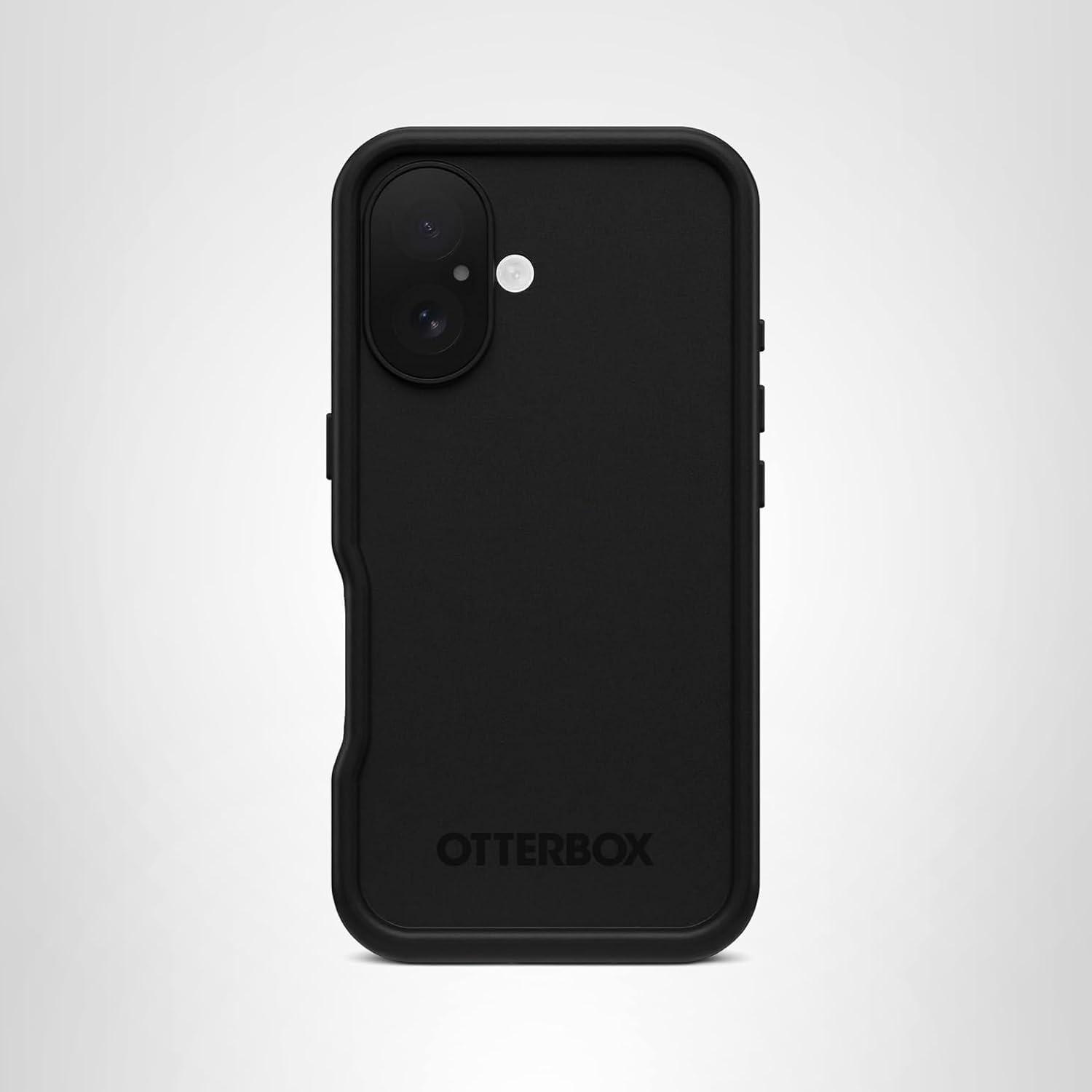 imageOtterBox iPhone 16 FR Series Waterproof Case with MagSafe Designed by LifeProof Sagebrush Green Waterproof 60 Recycled Plastic Sleek and StylishBlack