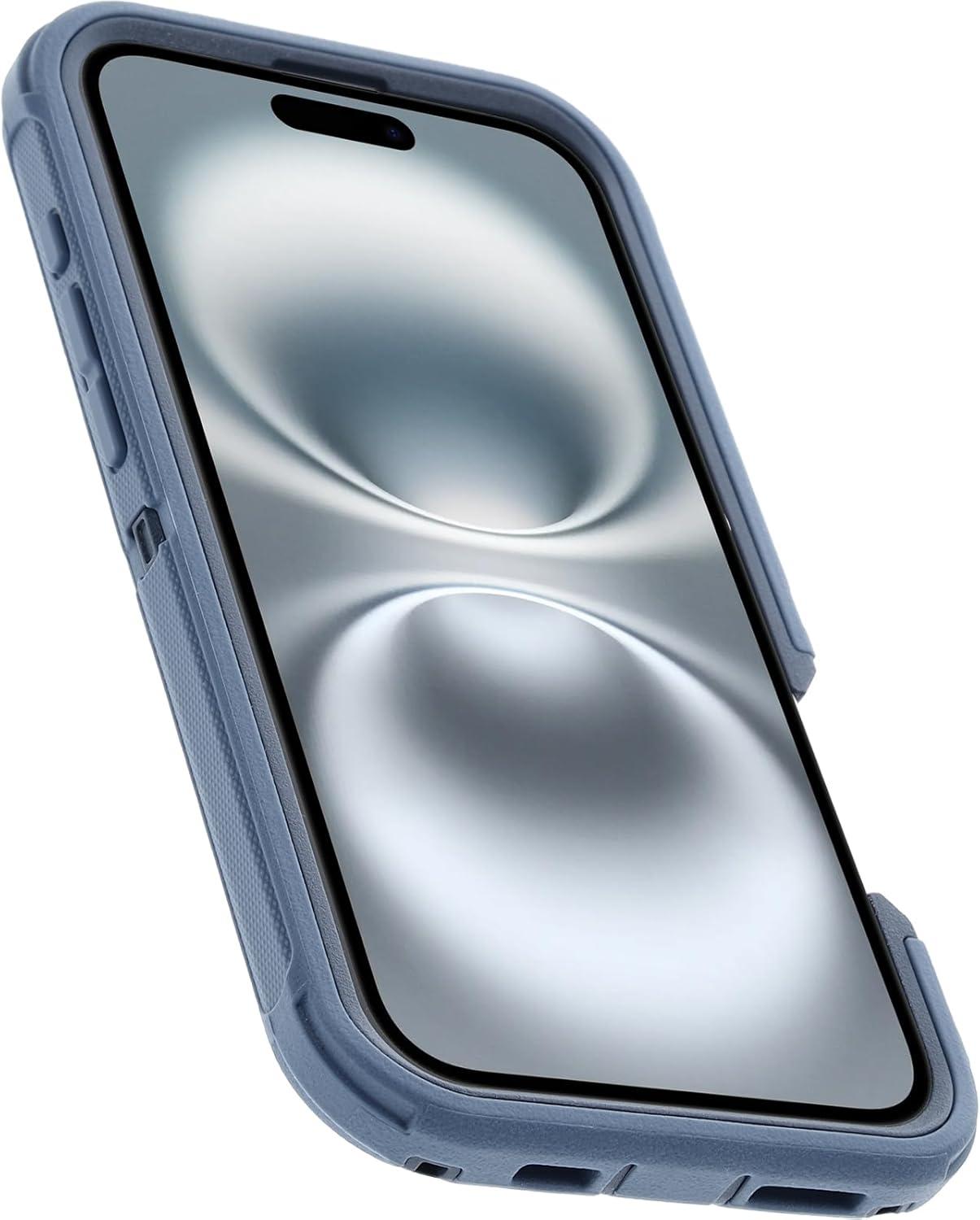 imageOtterBox iPhone 16 Plus Defender Series Case BlackBaby Blue Jeans