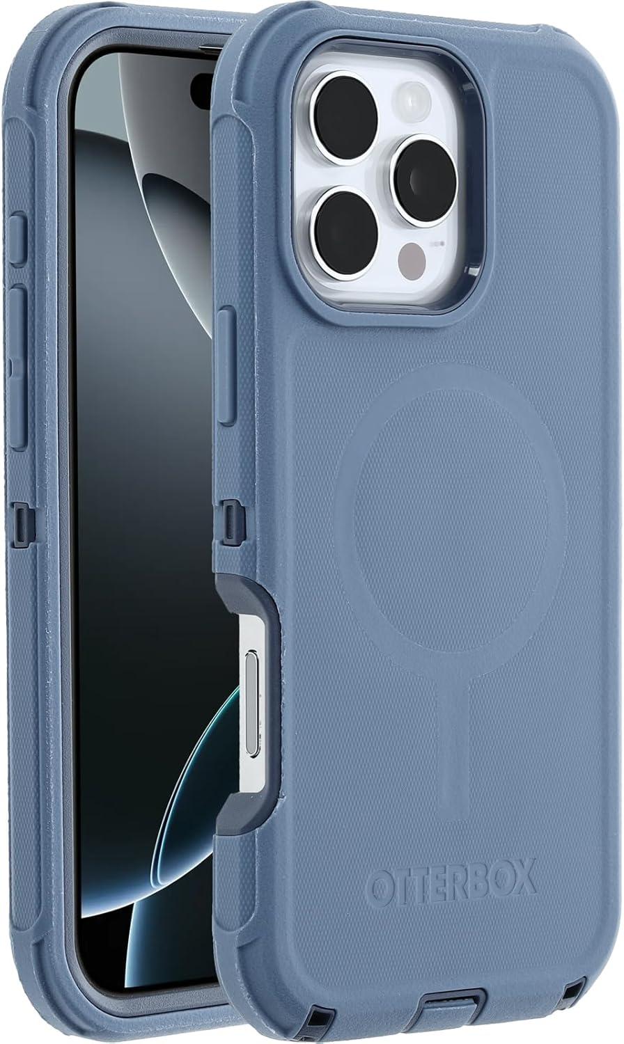 imageOtterBox iPhone 16 Plus Defender Series Case BlackBaby Blue Jeans