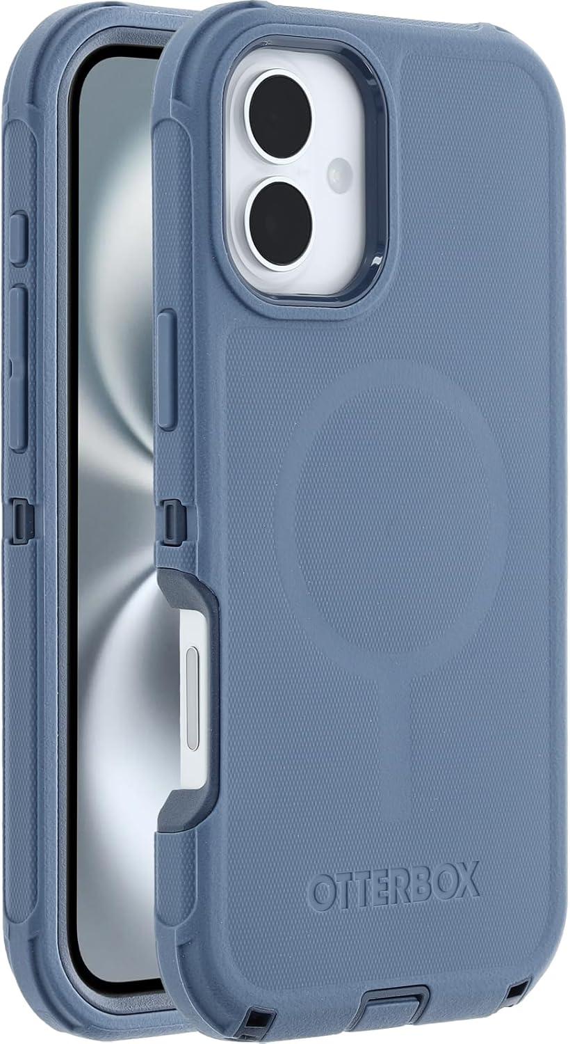 imageOtterBox iPhone 16 Plus Defender Series Case BlackBaby Blue Jeans