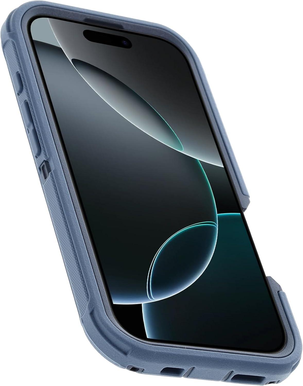 imageOtterBox iPhone 16 Plus Defender Series Case BlackBaby Blue Jeans