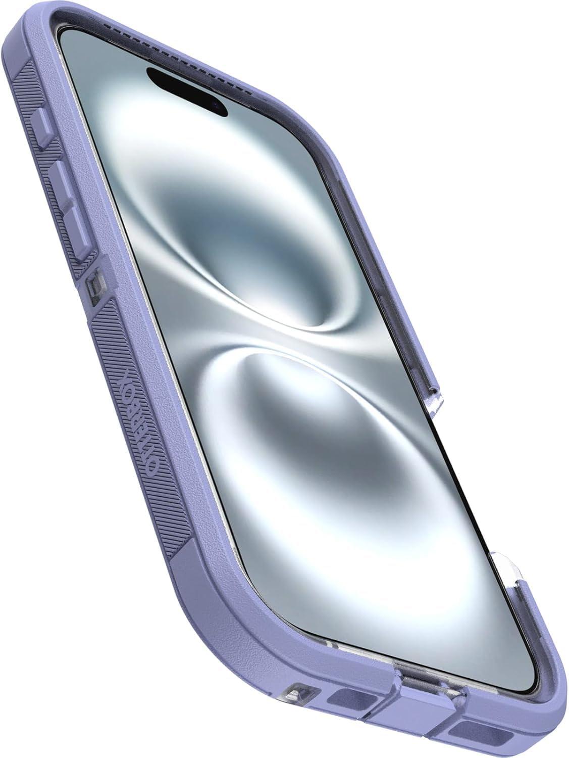 imageOtterBox iPhone 16 Plus Phone Case Defender Series XT Rugged MagSafe Compatible MilitaryGrade Drop Protection Shockproof Raised Edges Dark Side NonRetail PackagingDenver Dusk Clear