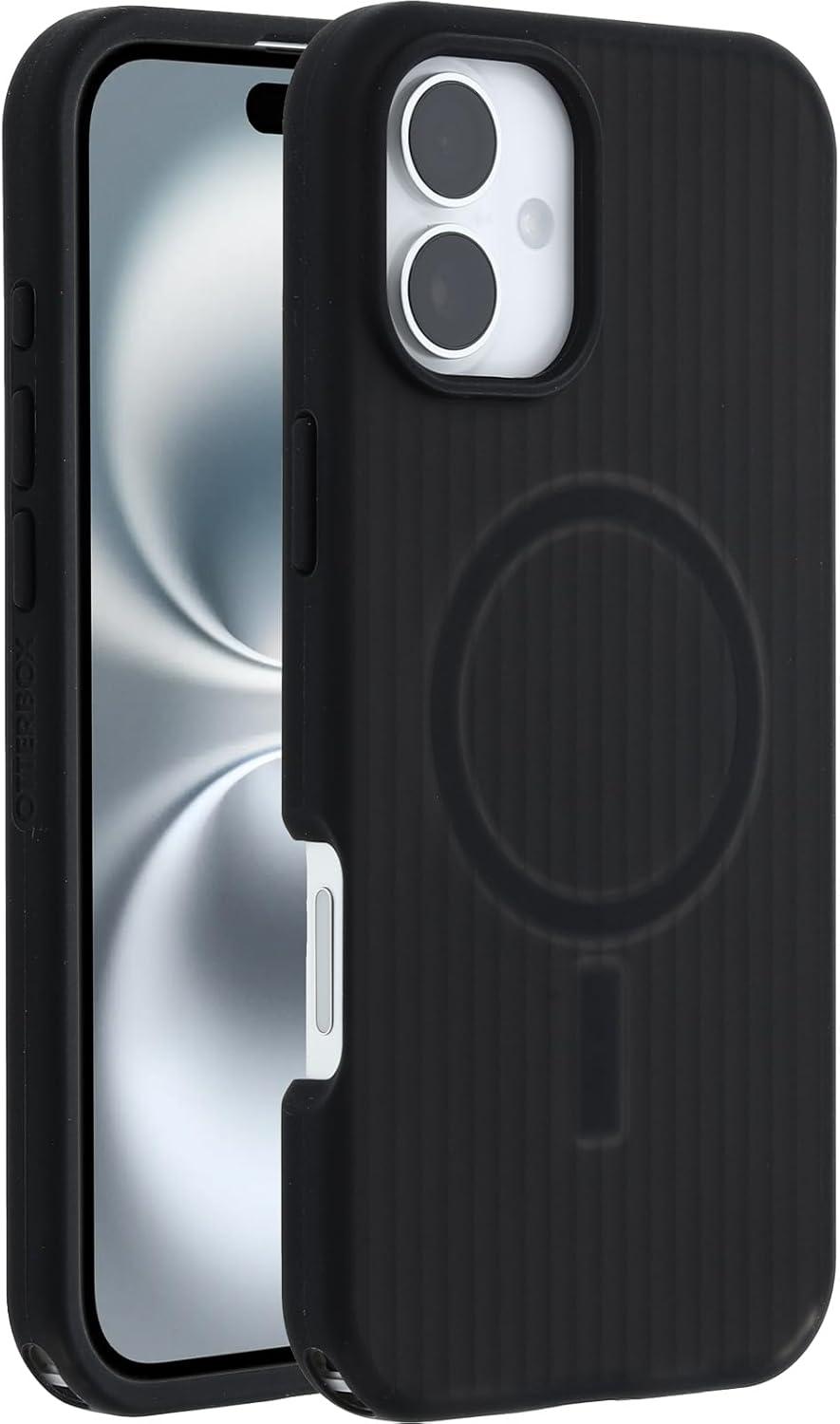imageOtterBox iPhone 16 Plus Symmetry Series Soft Touch for MagSafe Dark Echo