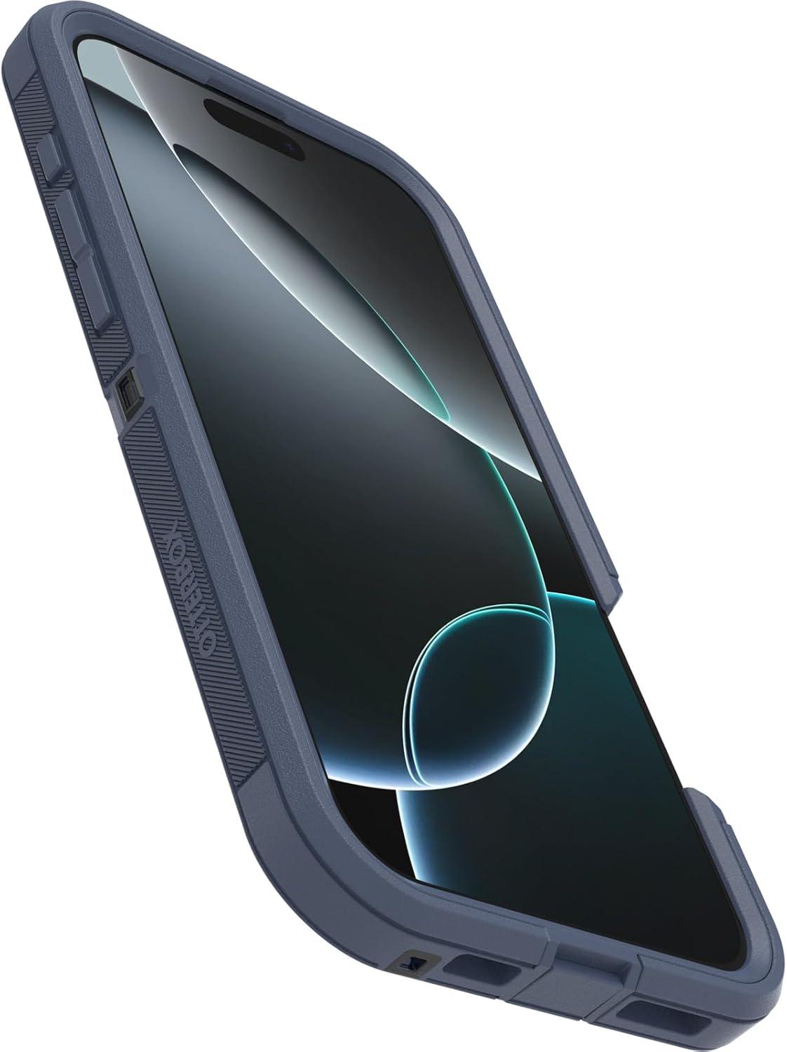 imageOtterBox iPhone 16 Pro Defender Series XT Clear Case Floral PurpleNew Offgrid Blue