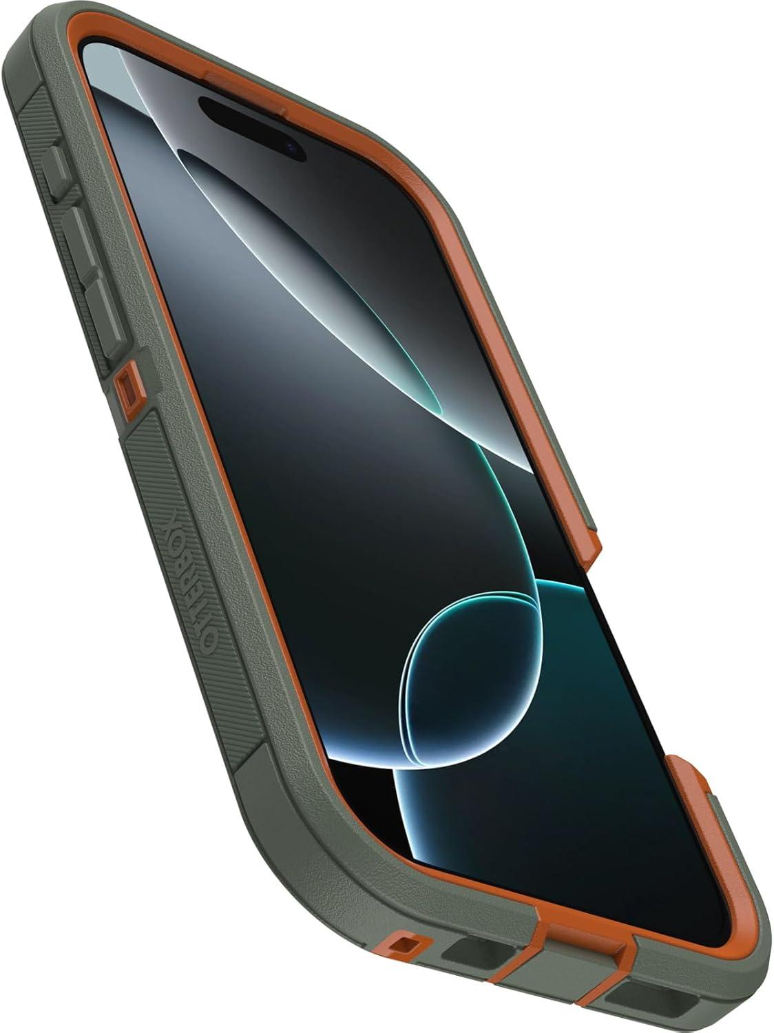 imageOtterBox iPhone 16 Pro Defender Series XT Clear Case Floral PurpleNew Realtree Camo