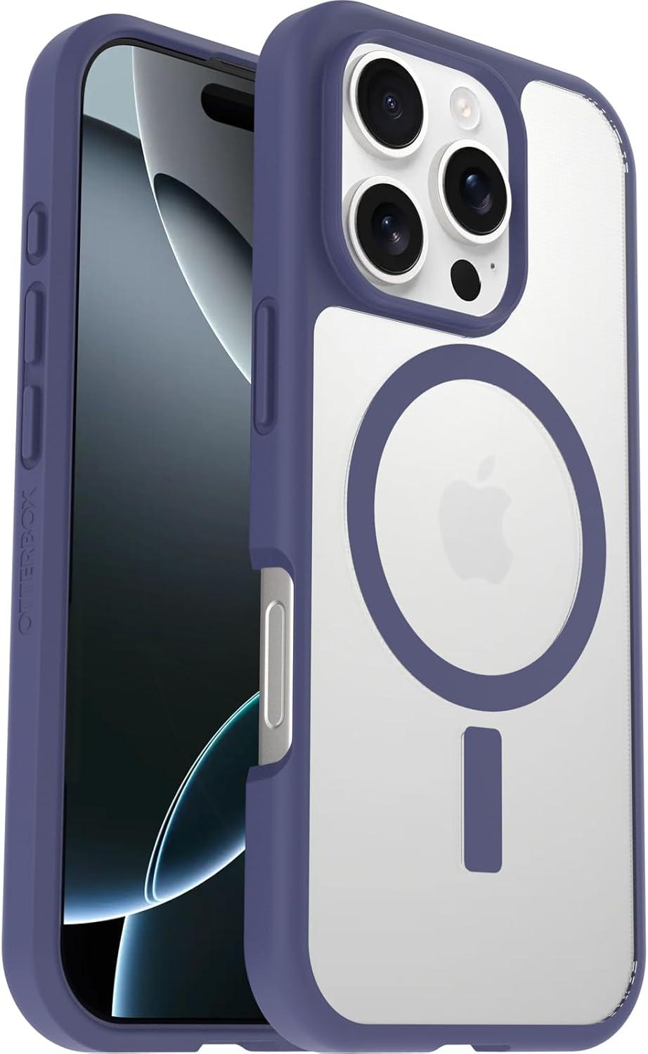 imageOtterBox iPhone 16 Pro React Series Case ClearDenver Dusk Purple