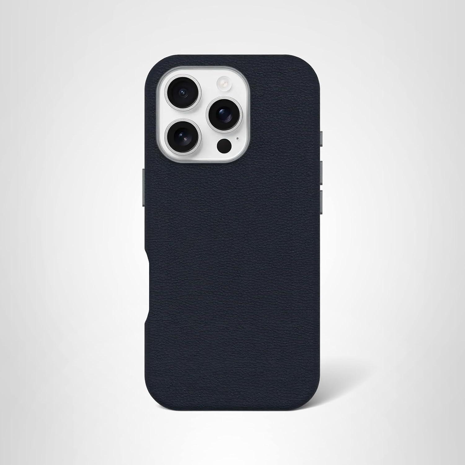 imageOtterBox iPhone 16 Pro Symmetry Series Cactus Leather for MagSafe Sagebrush GreenNew Blue Sentiment