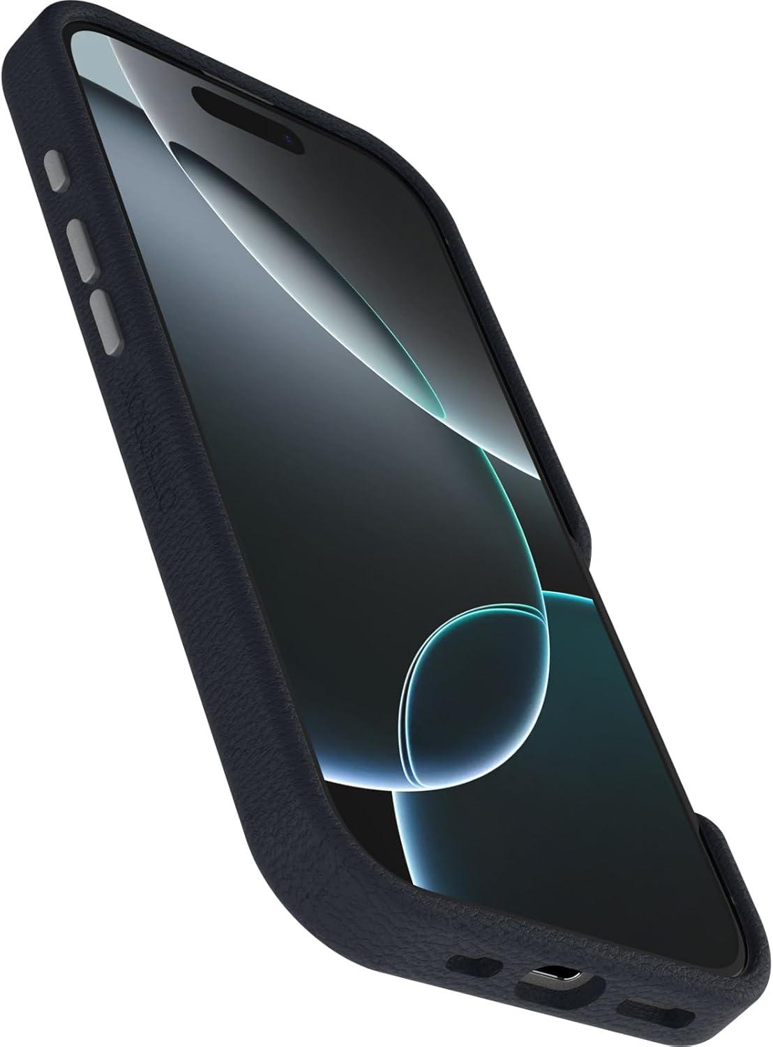 imageOtterBox iPhone 16 Pro Symmetry Series Cactus Leather for MagSafe Sagebrush GreenNew Blue Sentiment