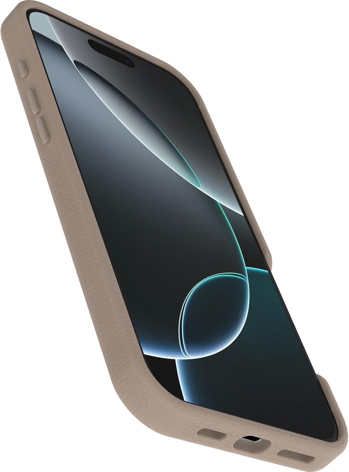 imageOtterBox iPhone 16 Pro Symmetry Series Cactus Leather for MagSafe Sagebrush GreenNew Grey Comfort