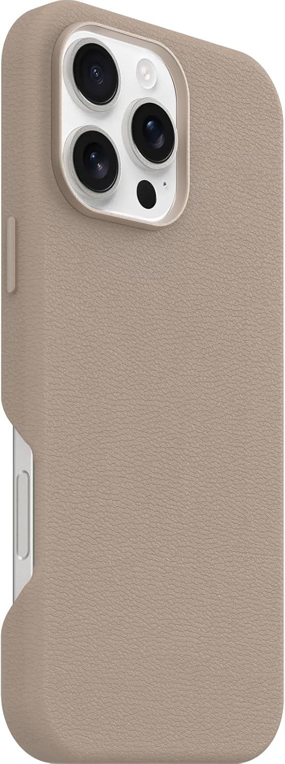 imageOtterBox iPhone 16 Pro Symmetry Series Cactus Leather for MagSafe Sagebrush GreenNew Grey Comfort