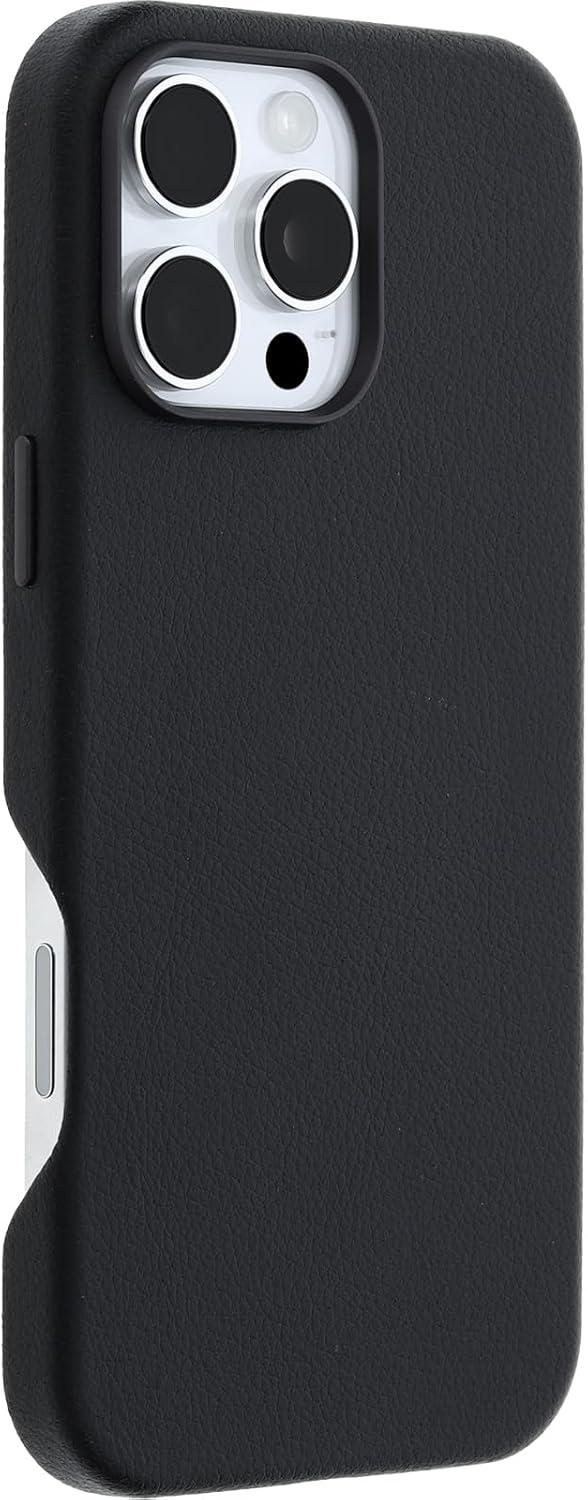 imageOtterBox iPhone 16 Pro Symmetry Series Cactus Leather for MagSafe Sagebrush GreenNoir Ash Black