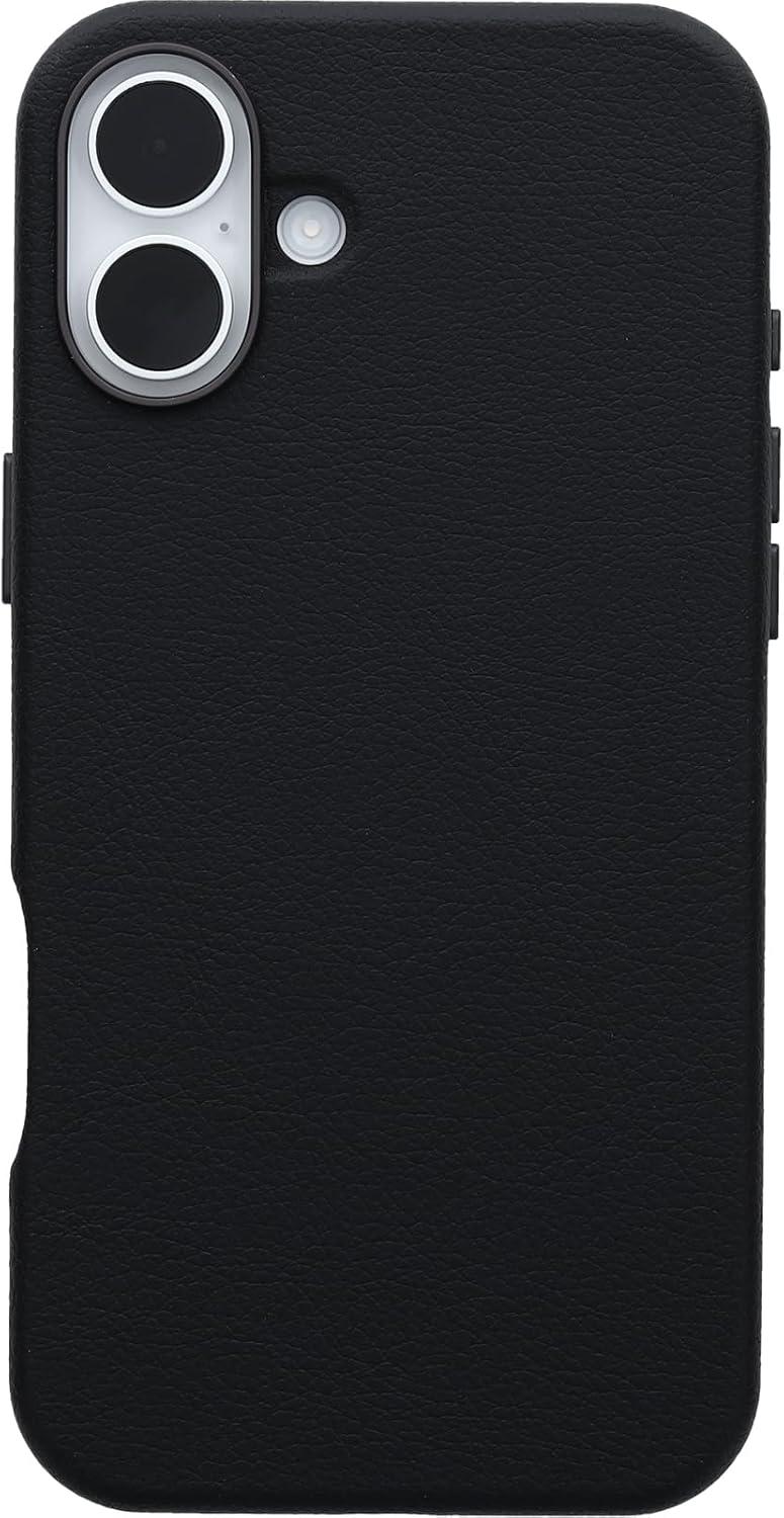 imageOtterBox iPhone 16 Pro Symmetry Series Cactus Leather for MagSafe Sagebrush GreenNoir Ash Black