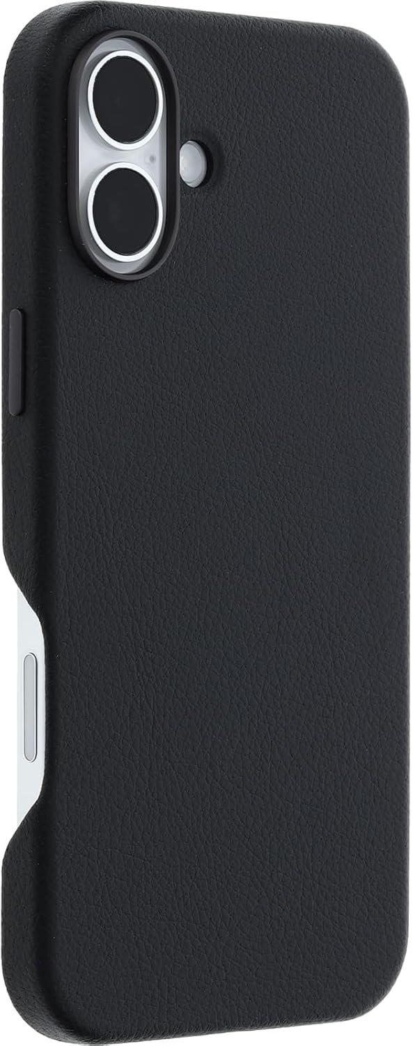 imageOtterBox iPhone 16 Pro Symmetry Series Cactus Leather for MagSafe Sagebrush GreenNoir Ash Black