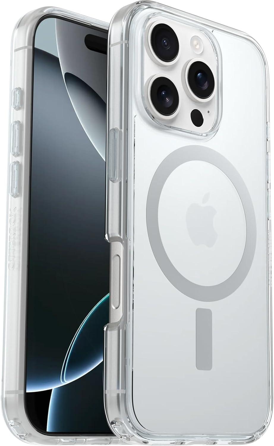 imageOtterBox iPhone 16 Pro Symmetry Series Clear Case Clear Ships in polybag Ideal for Business customersClear