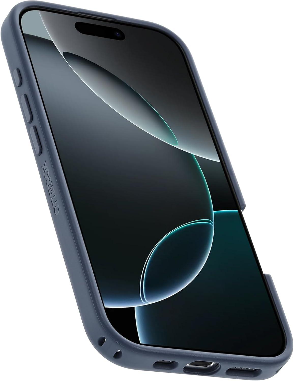 imageOtterBox iPhone 16 Symmetry Series Clear Case Baby Blue JeansHigh Desert Marble