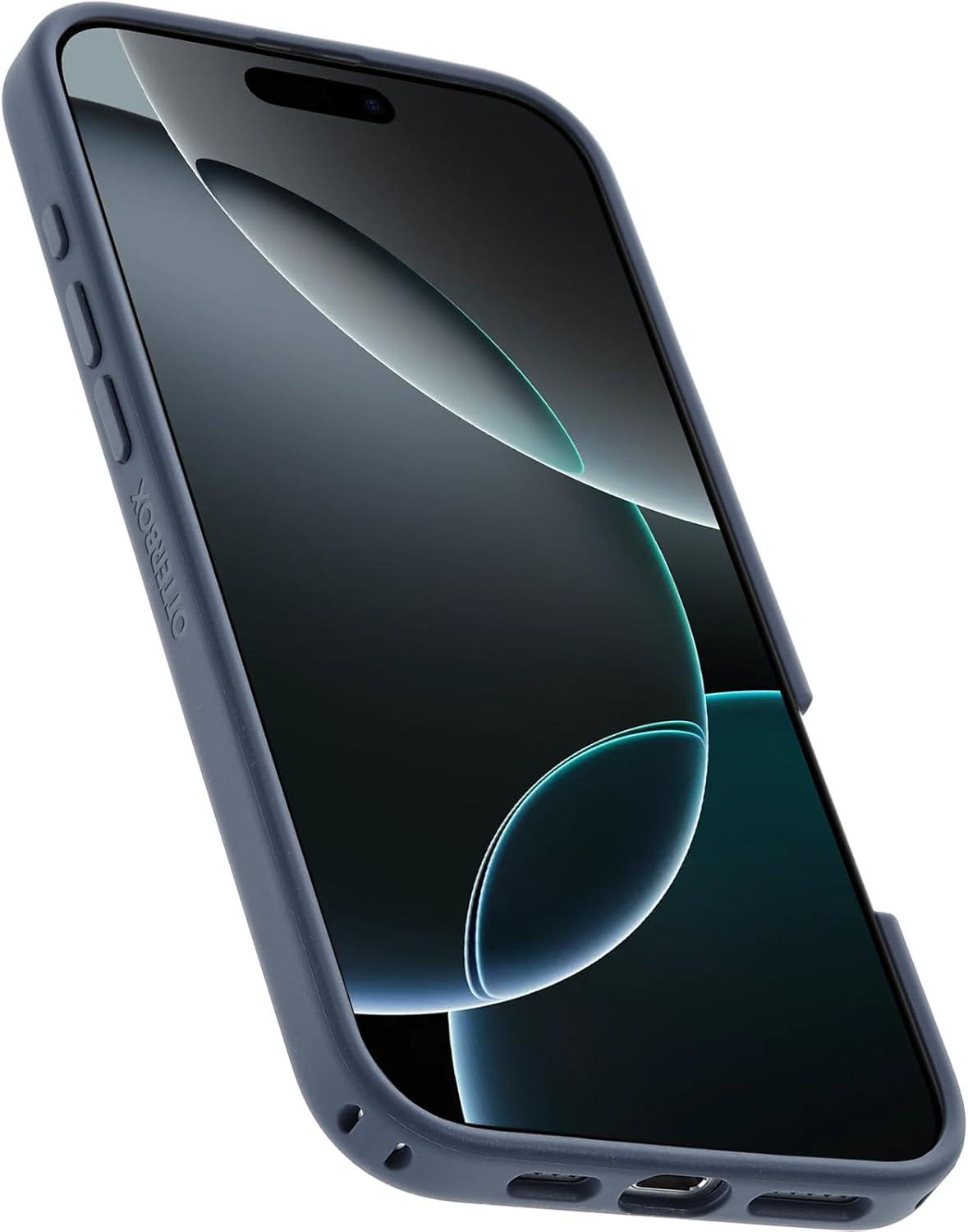 imageOtterBox iPhone 16 Symmetry Series Clear Case Baby Blue JeansHigh Desert Marble