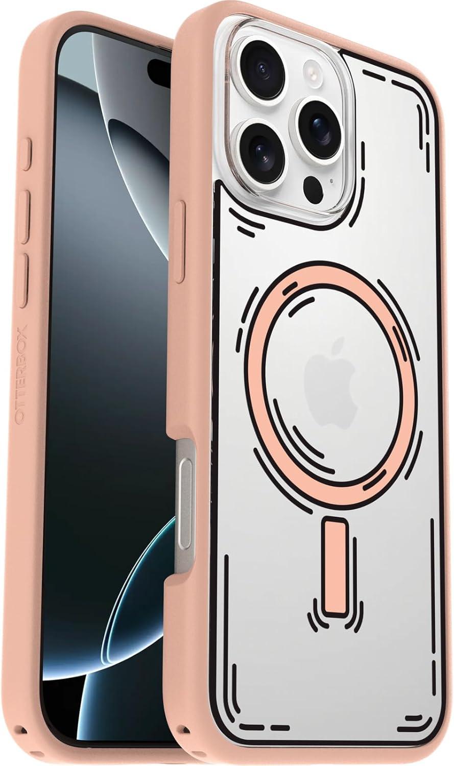 imageOtterBox iPhone 16 Symmetry Series Clear Case Baby Blue JeansNew Doodle Cover