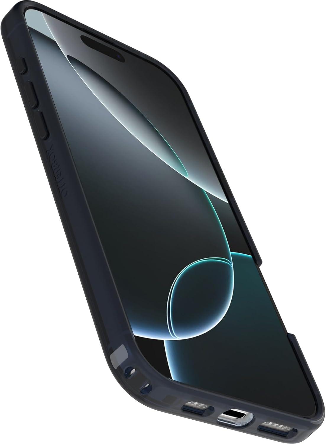 imageOtterBox iPhone 16 Symmetry Series Clear Case Baby Blue JeansNew Floral Romance Blue