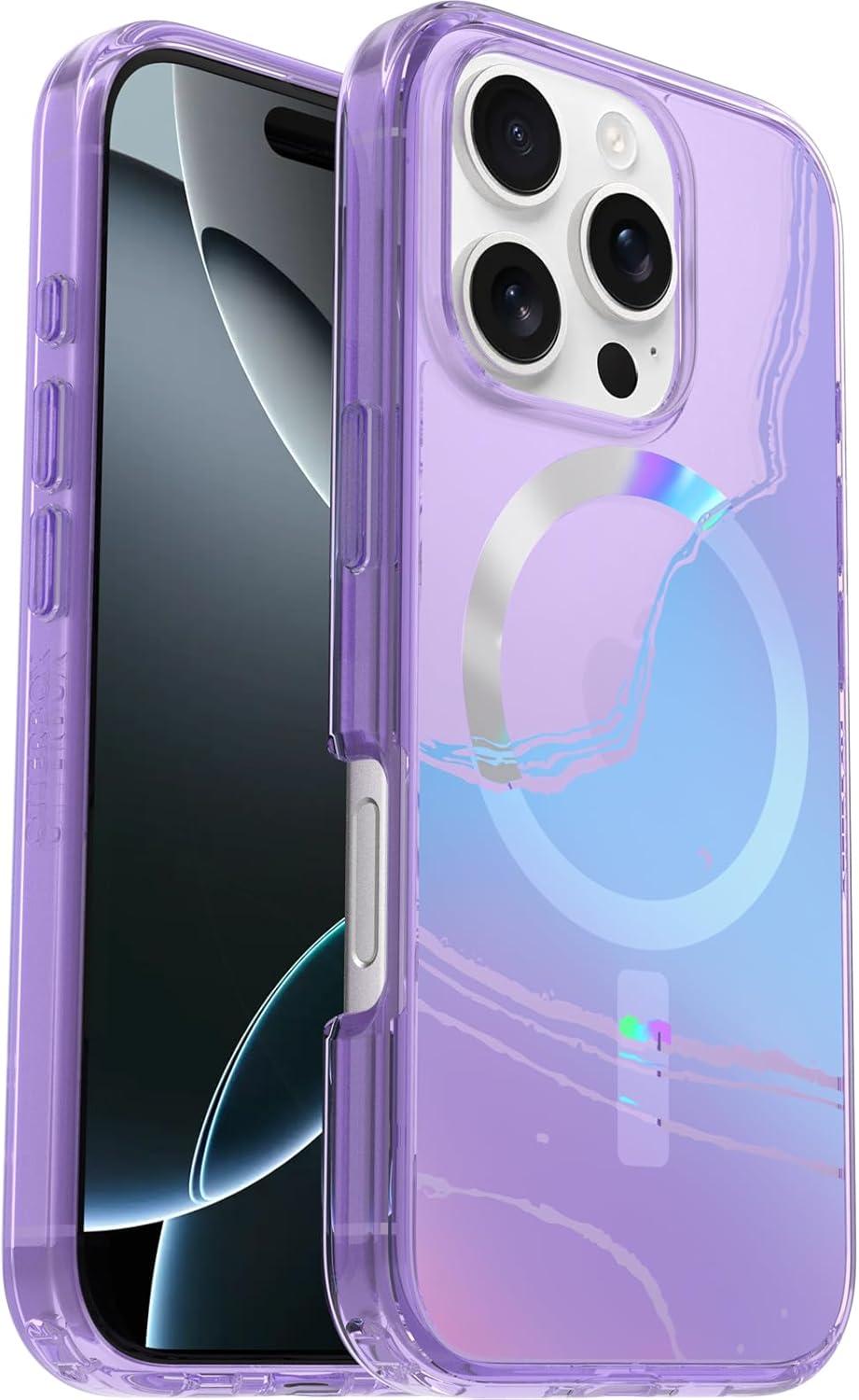 imageOtterBox iPhone 16 Symmetry Series Clear Case Baby Blue JeansNew Galactic Dreaming