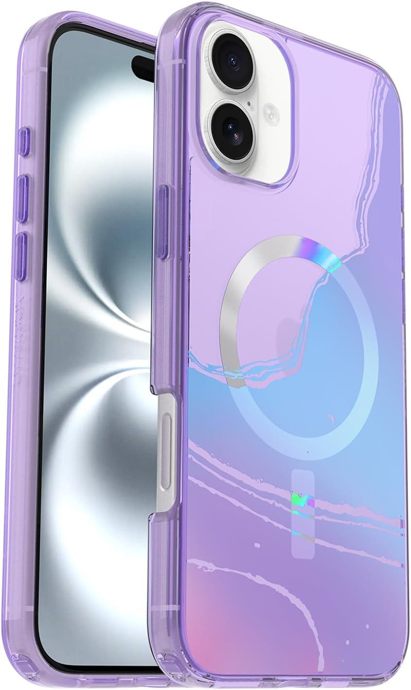 imageOtterBox iPhone 16 Symmetry Series Clear Case Baby Blue JeansNew Galactic Dreaming