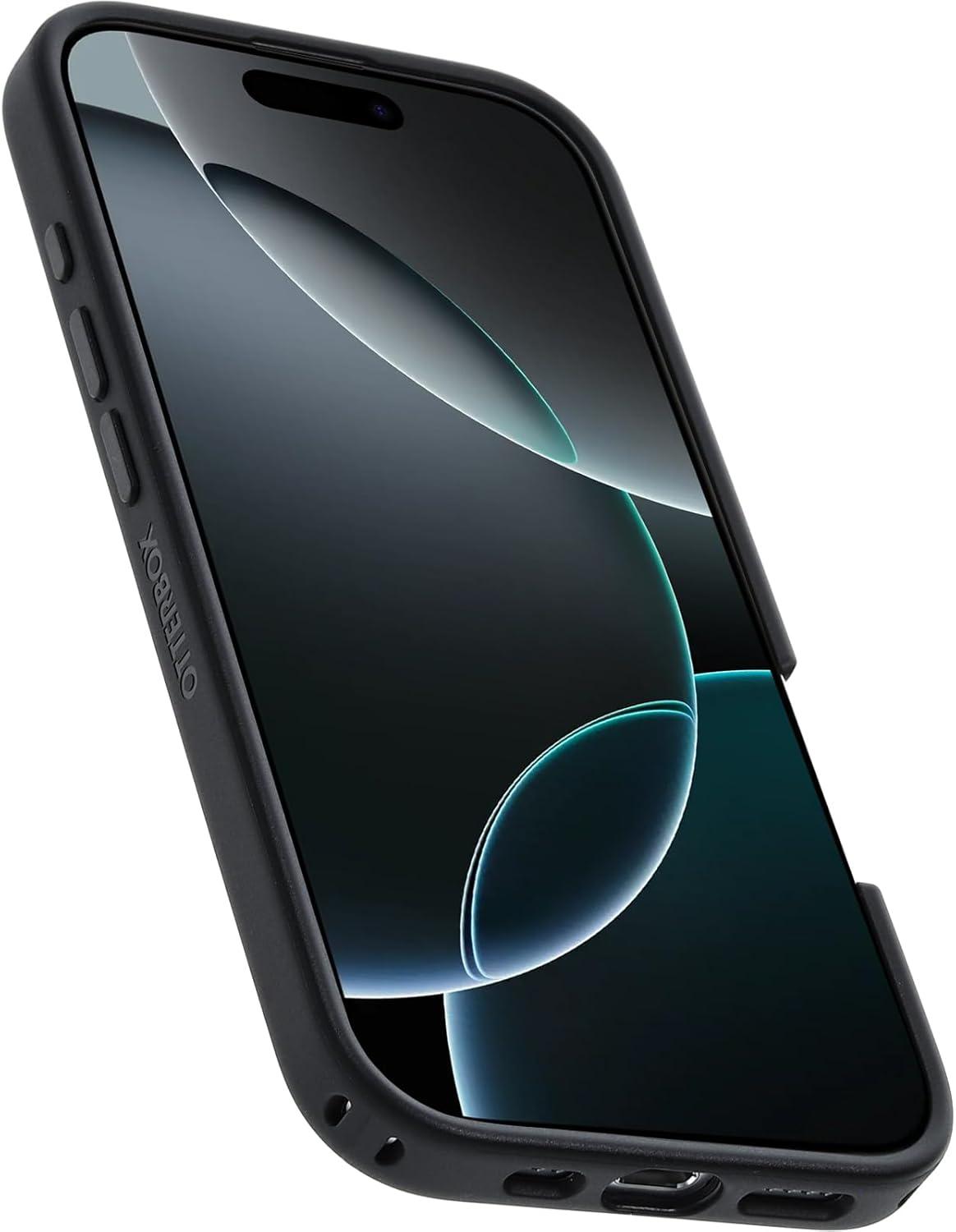 imageOtterBox iPhone 16 Symmetry Series Clear Case Baby Blue JeansNew Wavy Charcoal