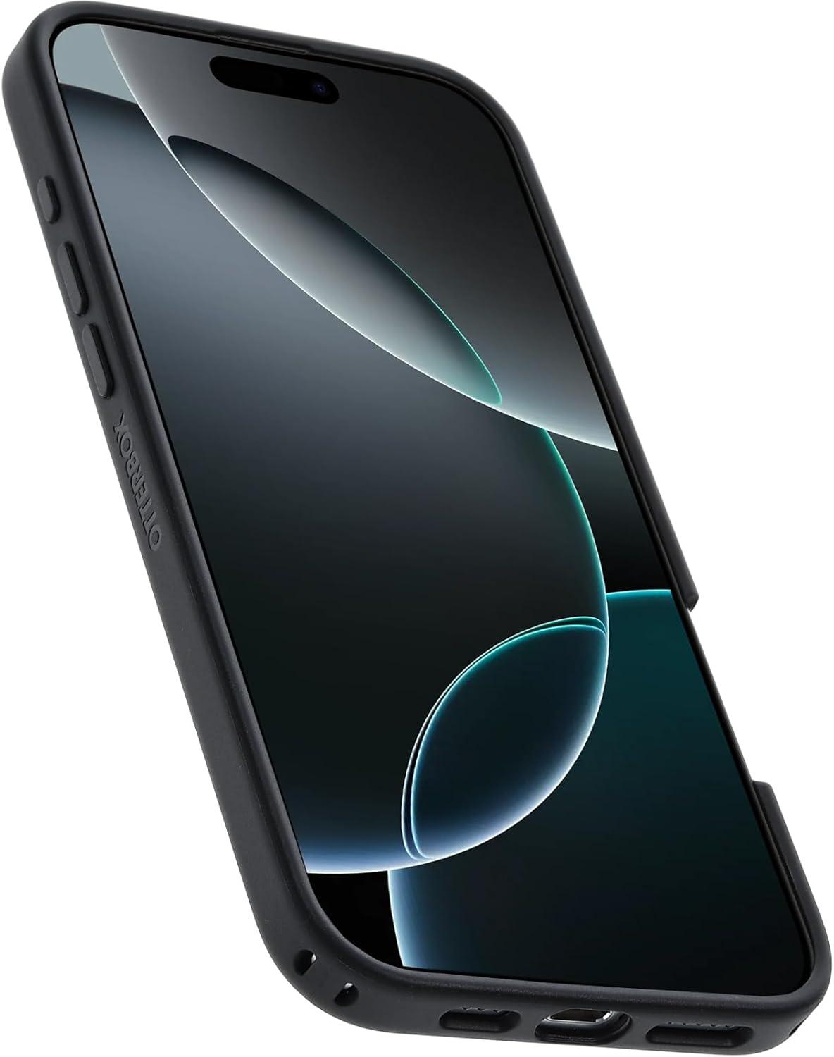 imageOtterBox iPhone 16 Symmetry Series Clear Case Baby Blue JeansNew Wavy Charcoal