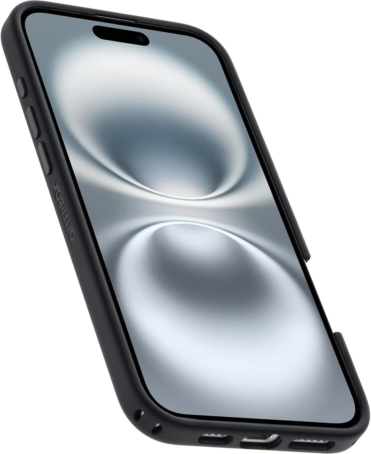 imageOtterBox iPhone 16 Symmetry Series Clear Case Baby Blue JeansNew Wavy Charcoal