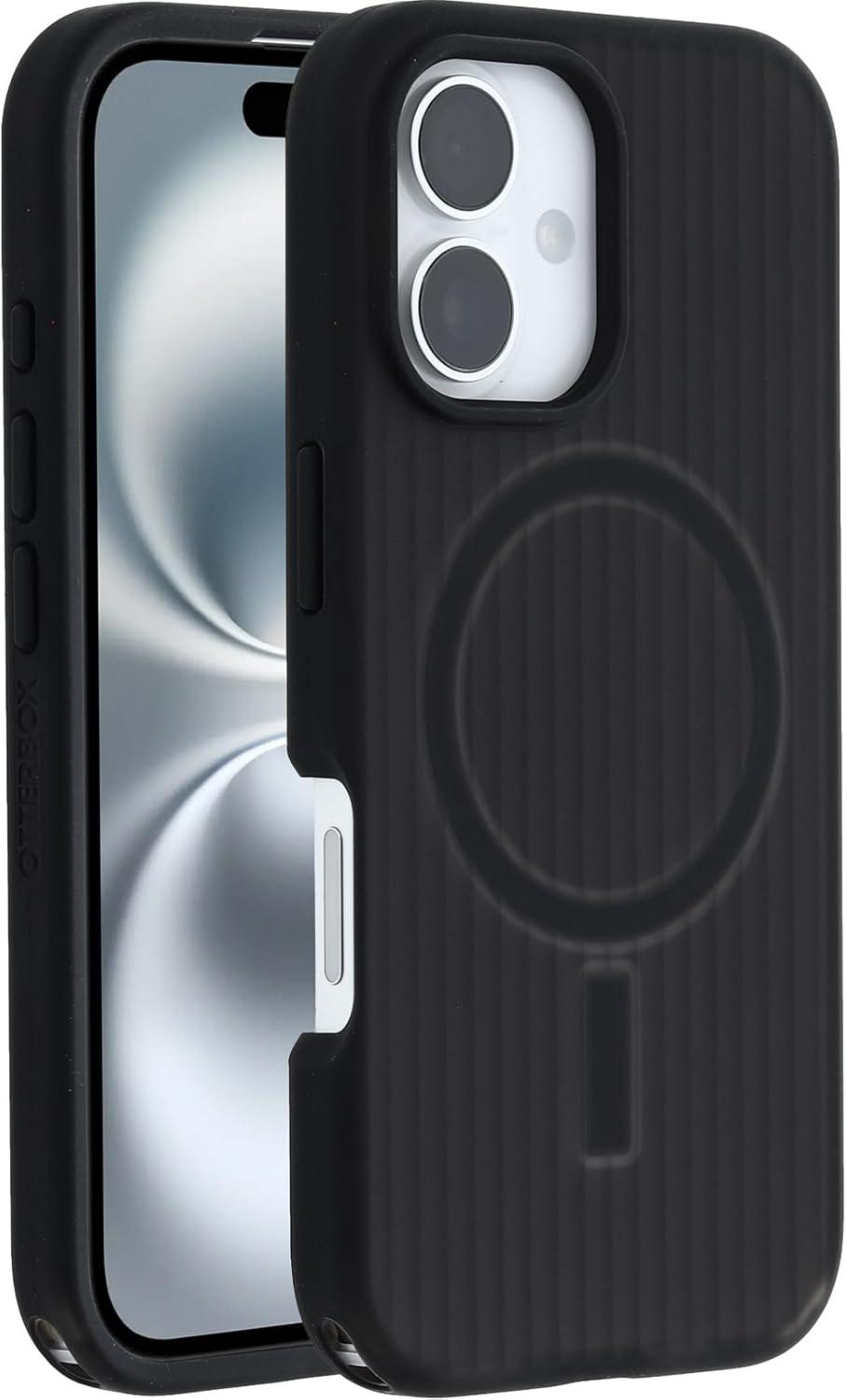 imageOtterBox iPhone 16 Symmetry Series Soft Touch for MagSafe Dark Echo