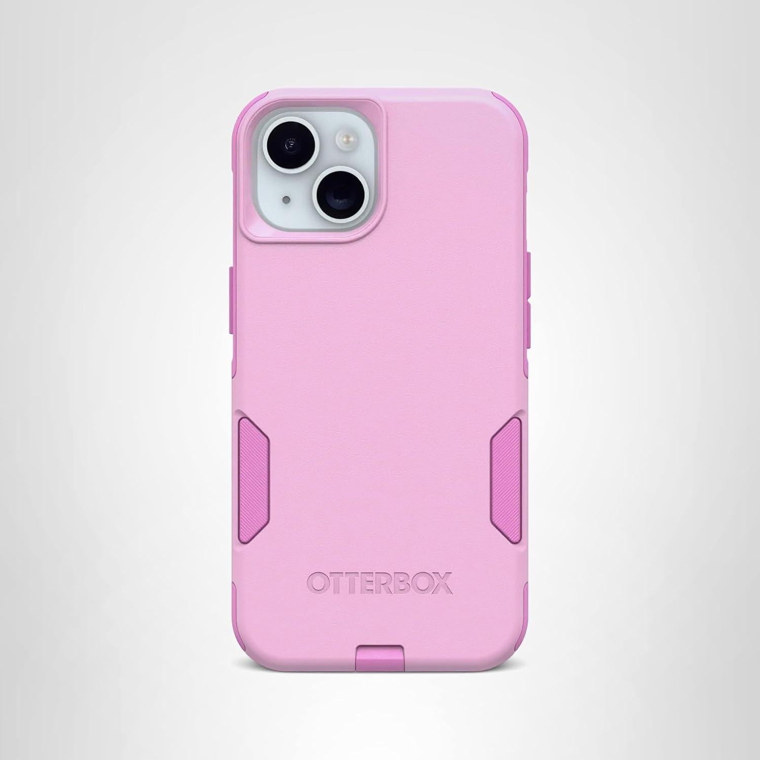 imageOtterBox iPhone 16e 15 14 ampamp 13 Commuter Series Case GET Your Greens Slim ampamp Tough PocketFriendly with Port ProtectionPink