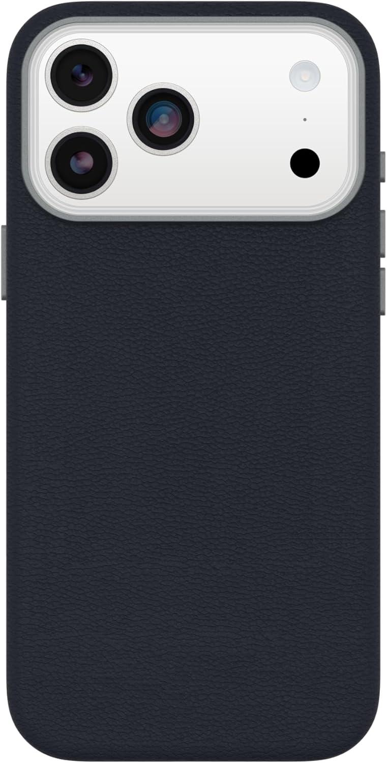 imageOtterBox iPhone 17 Pro Max Symmetry Series Cactus Leather Case Blue Sentiment Slim Premium Protective iPhone CaseBlue Sentiment