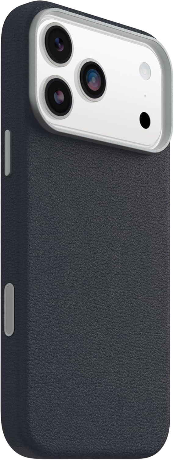 imageOtterBox iPhone 17 Pro Max Symmetry Series Cactus Leather Case Blue Sentiment Slim Premium Protective iPhone CaseBlue Sentiment